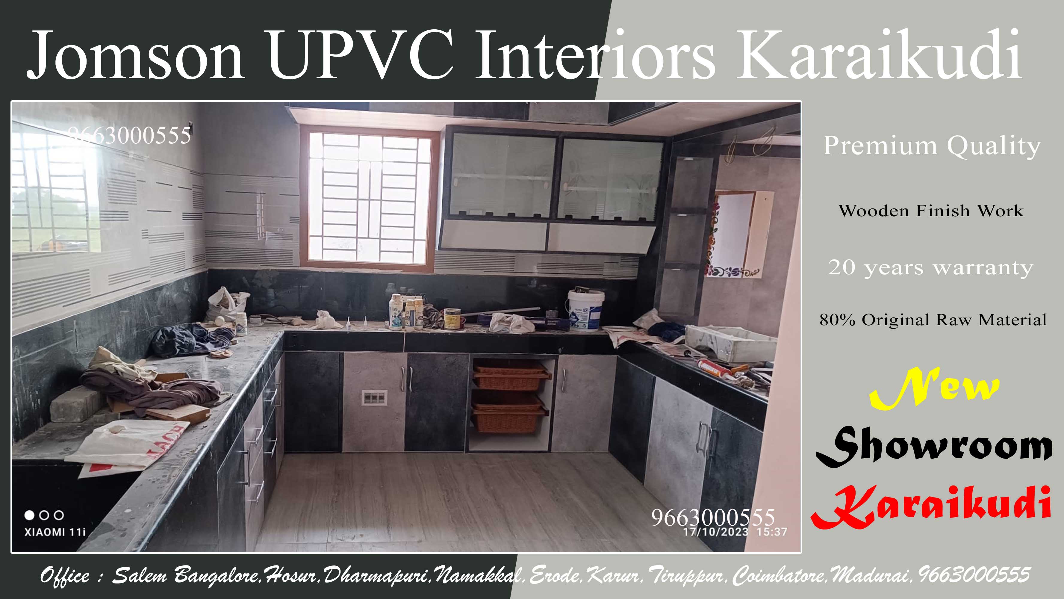 upvc kitchen cabinets karaikudi
